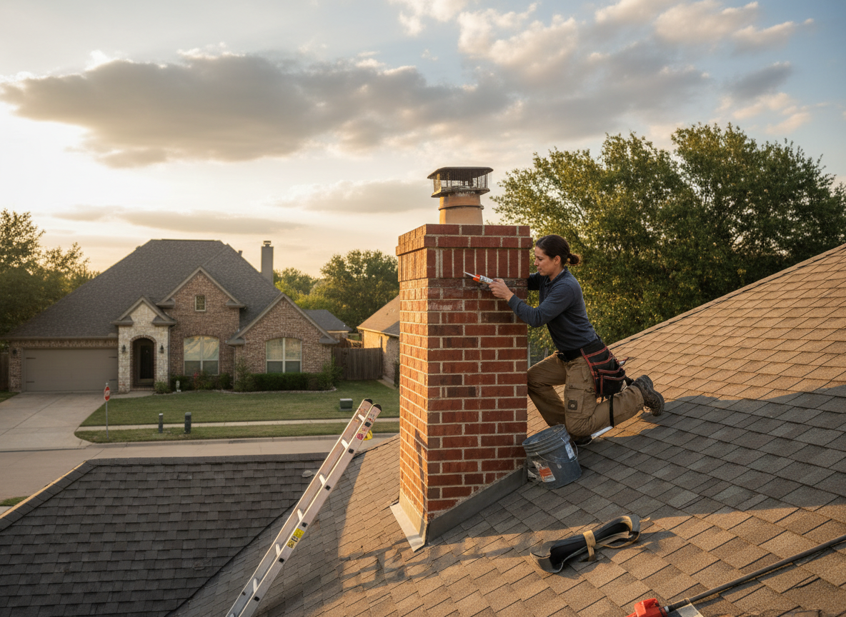Chimney repair in Lake Benbrook Estates