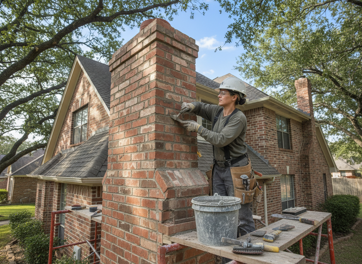 Chimney Tuckpointing in Benbrook, TX