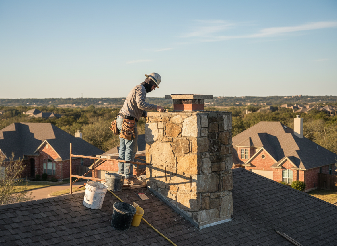 Chimney repair in Monticello